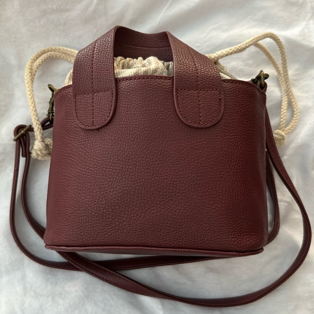 BP • Mini Faux Leather Crossbody Tote
